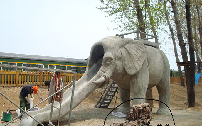 水泥雕塑動物