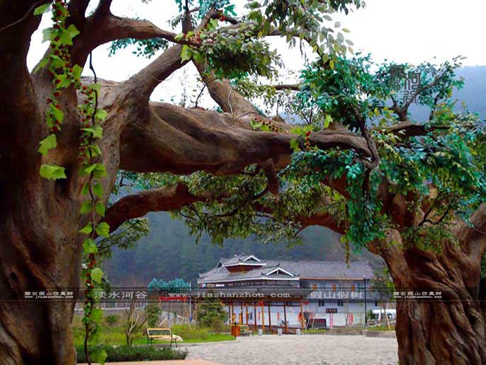 仿真樹大門